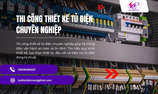 Thi công thiết kế tủ điện chuyên nghiệp