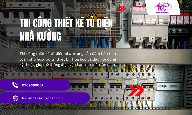 Thi Công Thiết Kế Tủ Điện Nhà Xưởng - Từ Bản Vẽ Đến Hệ Thống Vận Hành Thực Tế
